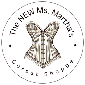 Handmade, steel boned leather corsets, leather kilts/vests, a few resale dresses/skirts to go with the corsets The New Ms Martha's Corset Shoppe